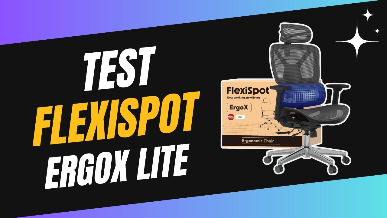 Flexispot ErgoX Lite : Test et Avis Complet - Tout ce qu’on ne vous dit pas !