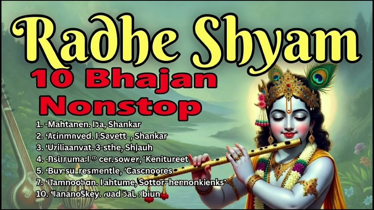 10 Krishna Bhajan Nonstop 🙏 | Peaceful Radhe Shyam Songs | Flute Meditation 2026