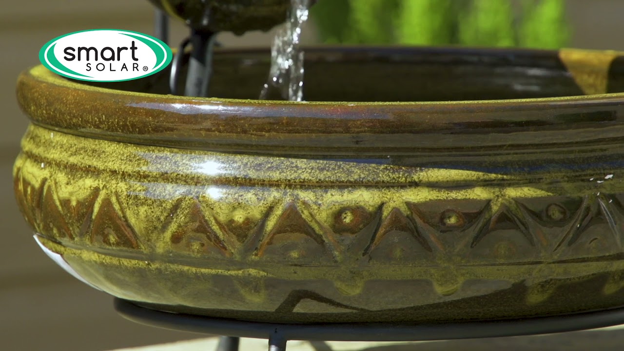 Cairo Jug Solar Fountain