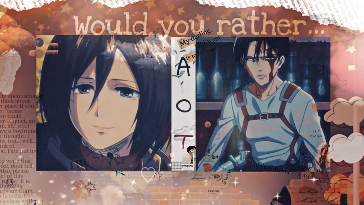 WOULD YOU RATHER | Attack on titan (aot) | Questions