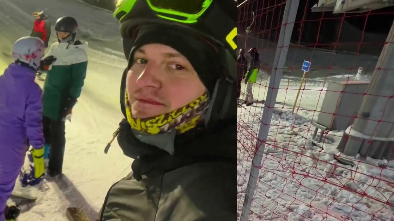 21.01.23г - Первый раз на горных лыжах⛷️