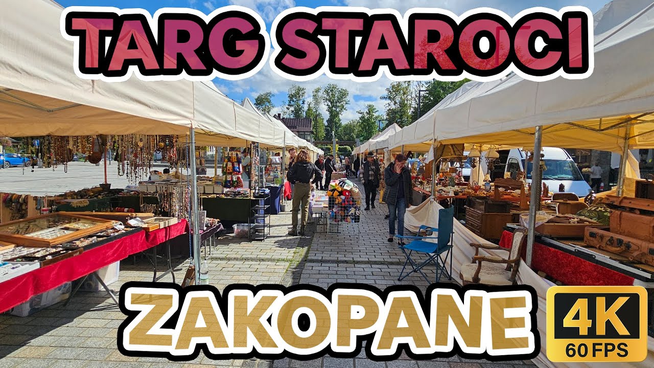 🔴Zakopane TARG STAROCI, zobacz co można tu upolować! 4K❗2024.09.19 ASMR