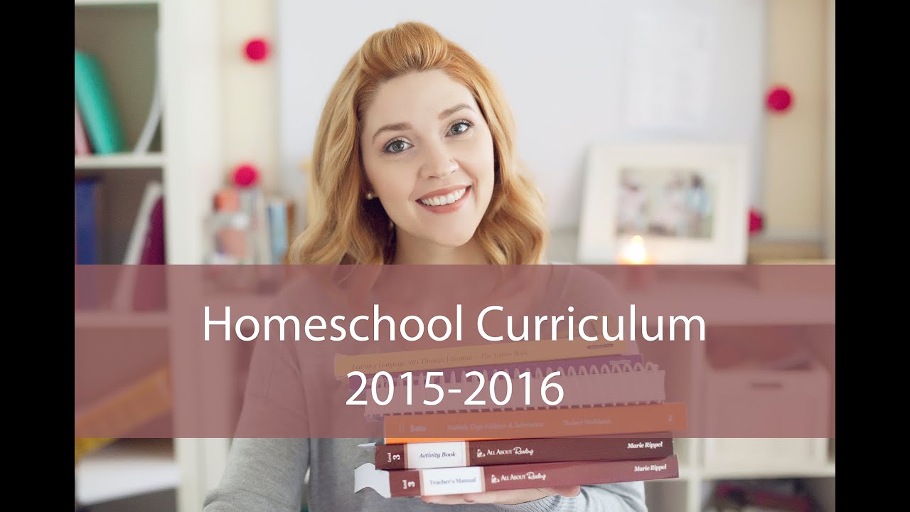 Homeschool Curriculum Choices 2015-2016