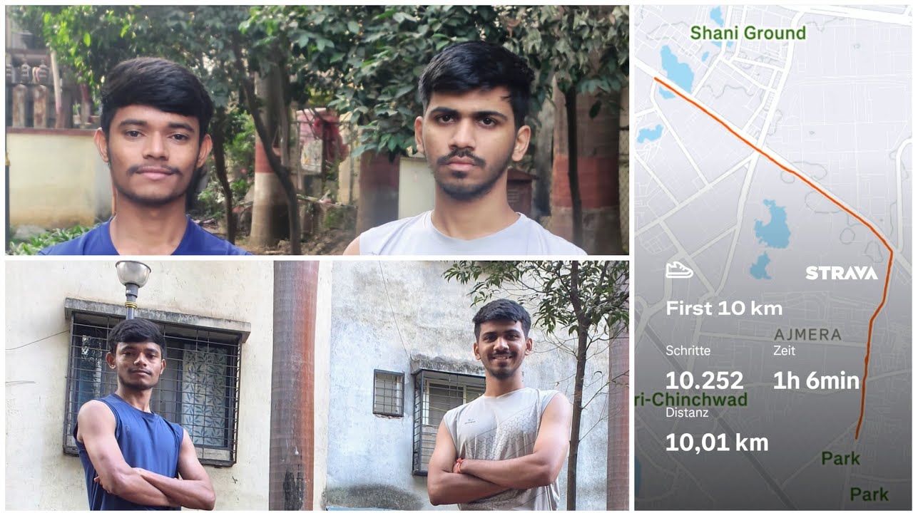 First 10 kilometers run | Ayush VaZe