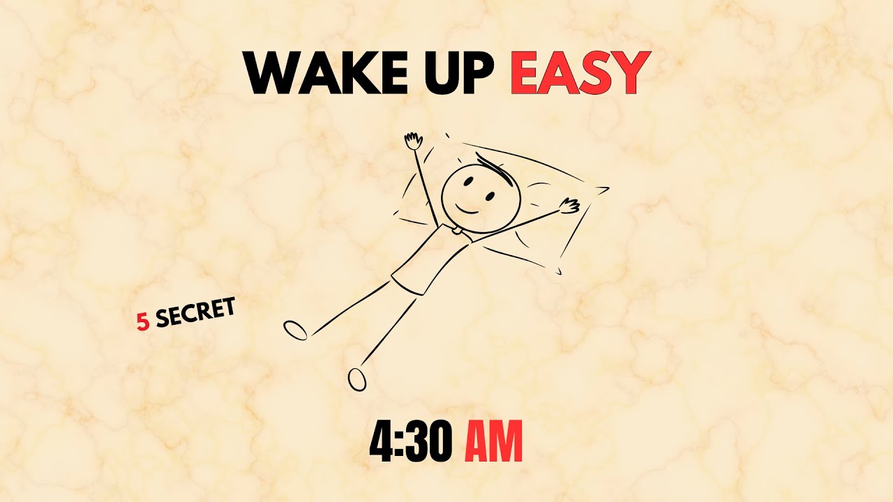 Wake Up at 4:30 AM Consistently (Even If You Sleep Late) || How to Wake Up Early Morning