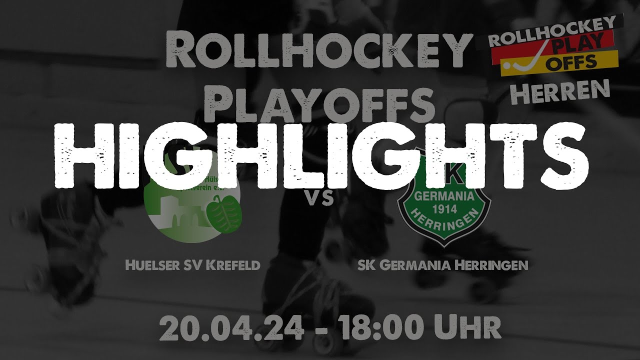 Highlights Rollhockey Playoffs 2024 - Hülser SV Krefeld -vs- SK Germania Herringen