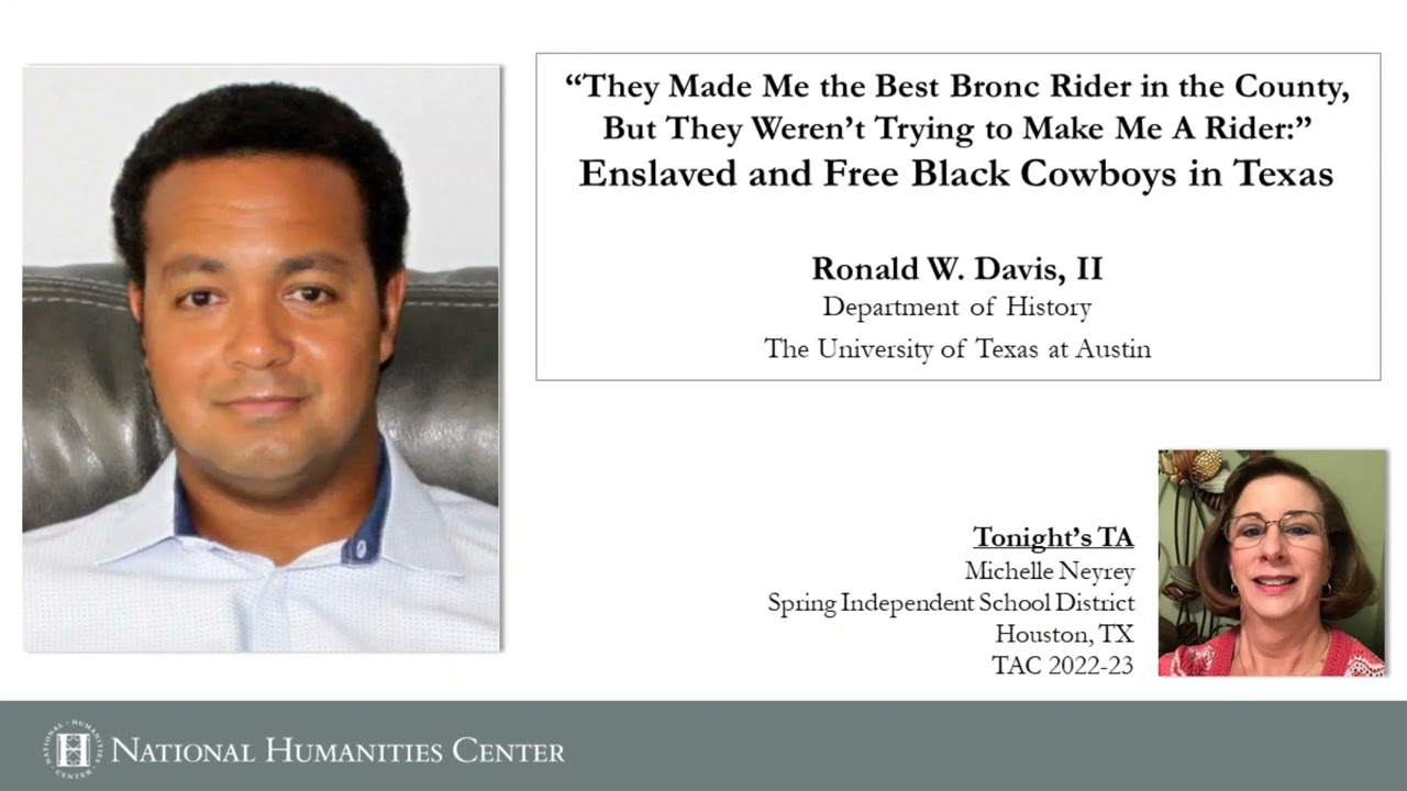 Enslaved and Free Black Cowboys in Texas