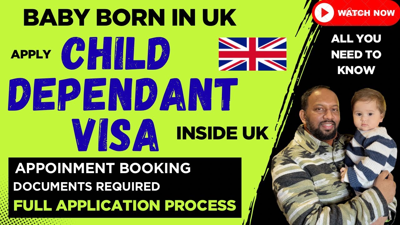 How To Apply UK Child Dependent Visa for Baby Born in the UK 🇬🇧|Step By Step Guide UK Dependent Visa