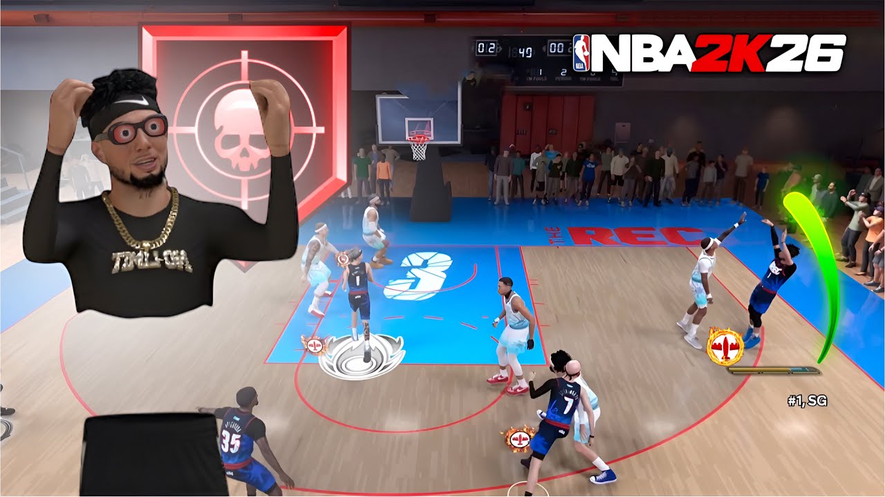 6’6 2 WAY DEMIGOD BUILD is UNREAL in REC on NBA 2K26!(MADE TEAM QUIT🤧)