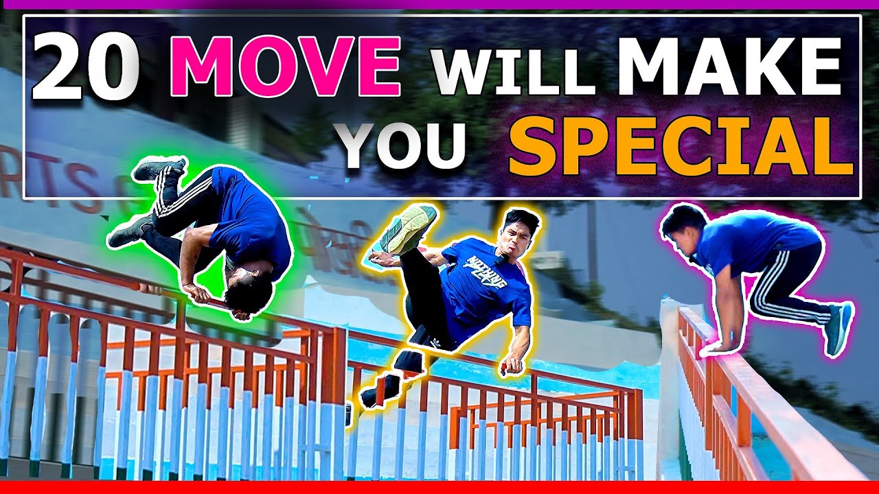 Learn 20 parkour skills 
