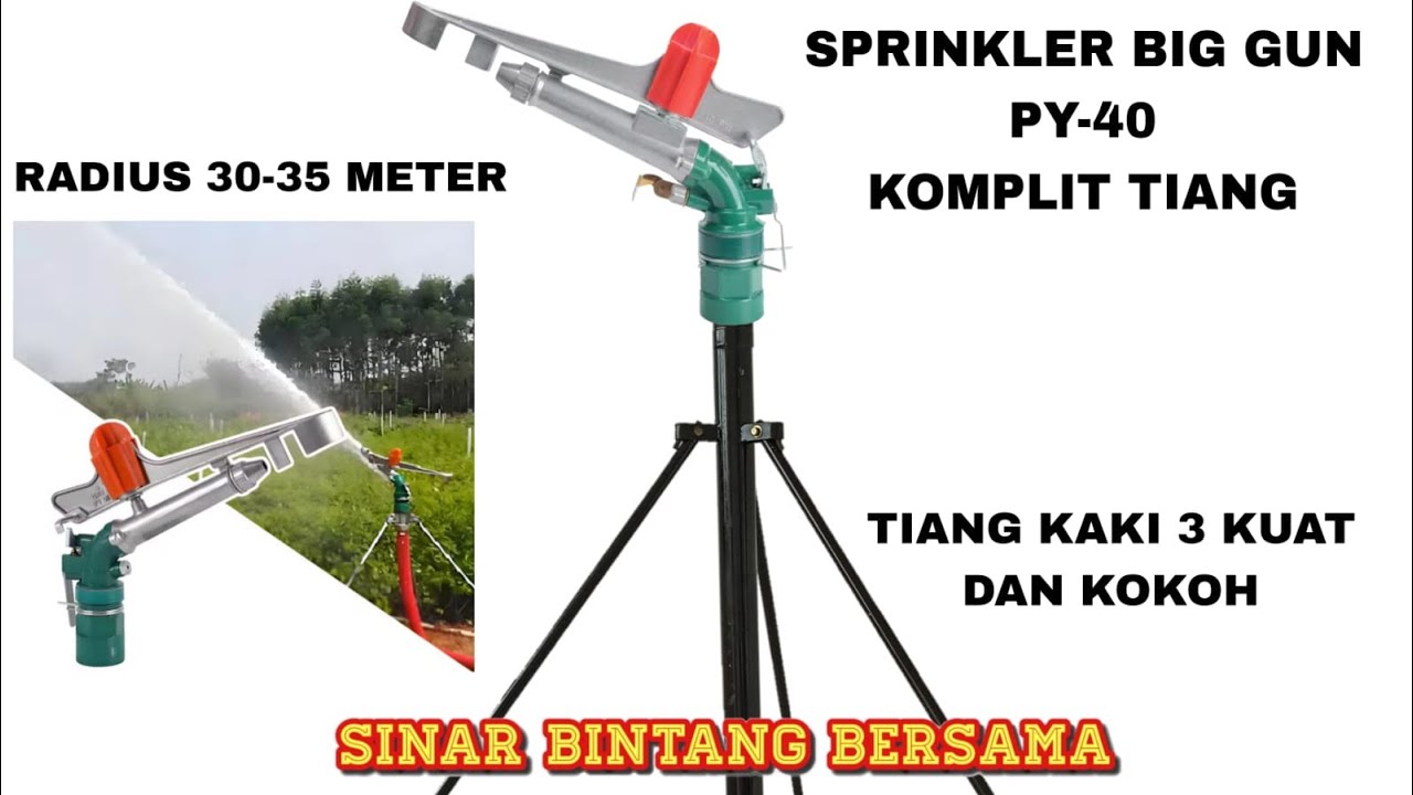 Paket Sprinkler big gun atau hujan buatan untuk para #petani indonesia