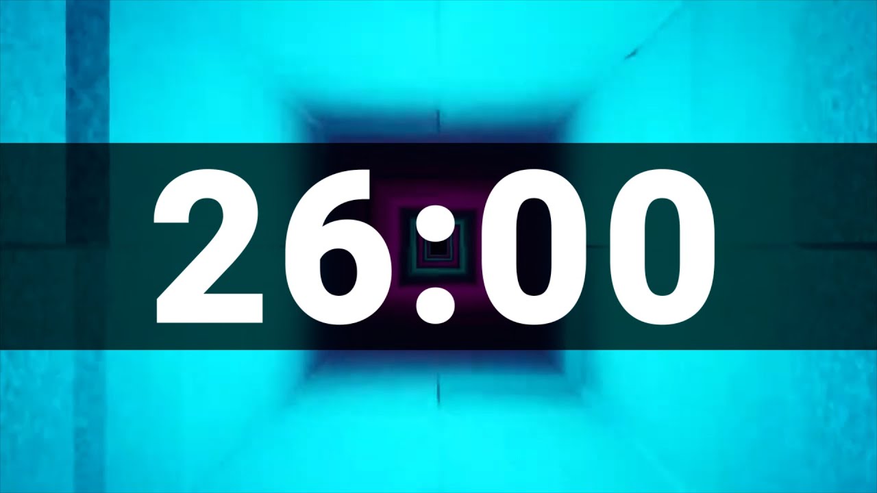 26 Minute Timer with Cool Upbeat Music for Kids, Chill Instrumental Countdown