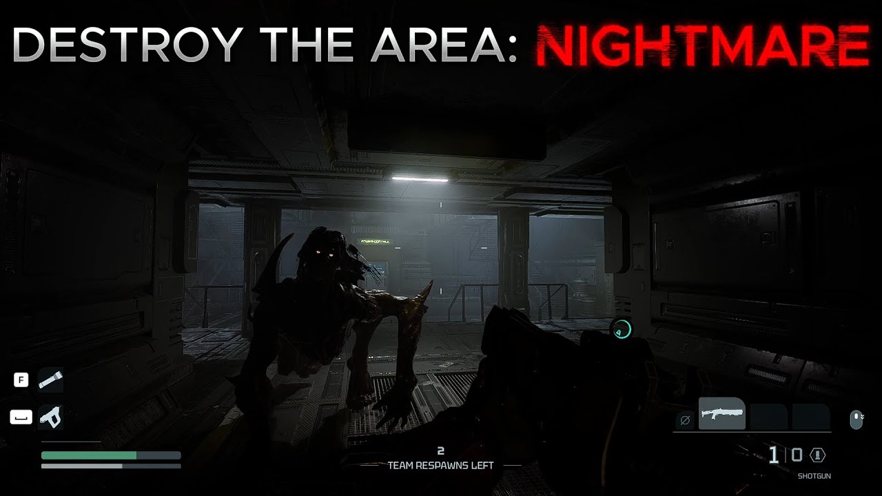 This Is The Scariest Monster In The Game!! ( Destroy The Area - NIGHTMARE ) | SPECIES: UNKNOWN