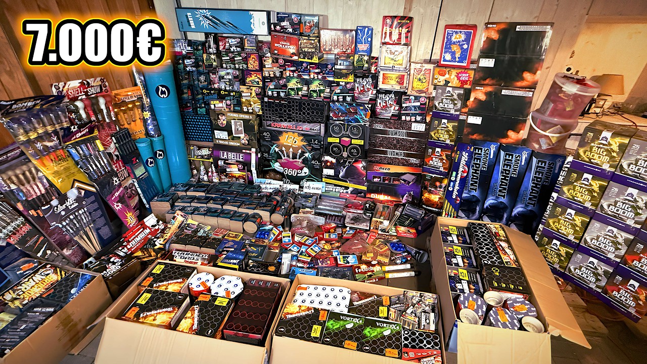 KOMPLETTES FEUERWERK SORTIMENT FÜR SILVESTER 2024 🔥🔥🔥