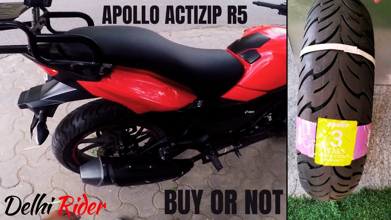 APOLLO ACTIZIP R5 140/70 REVIEW |DELHI RIDER| 28000 Kms RUNNING