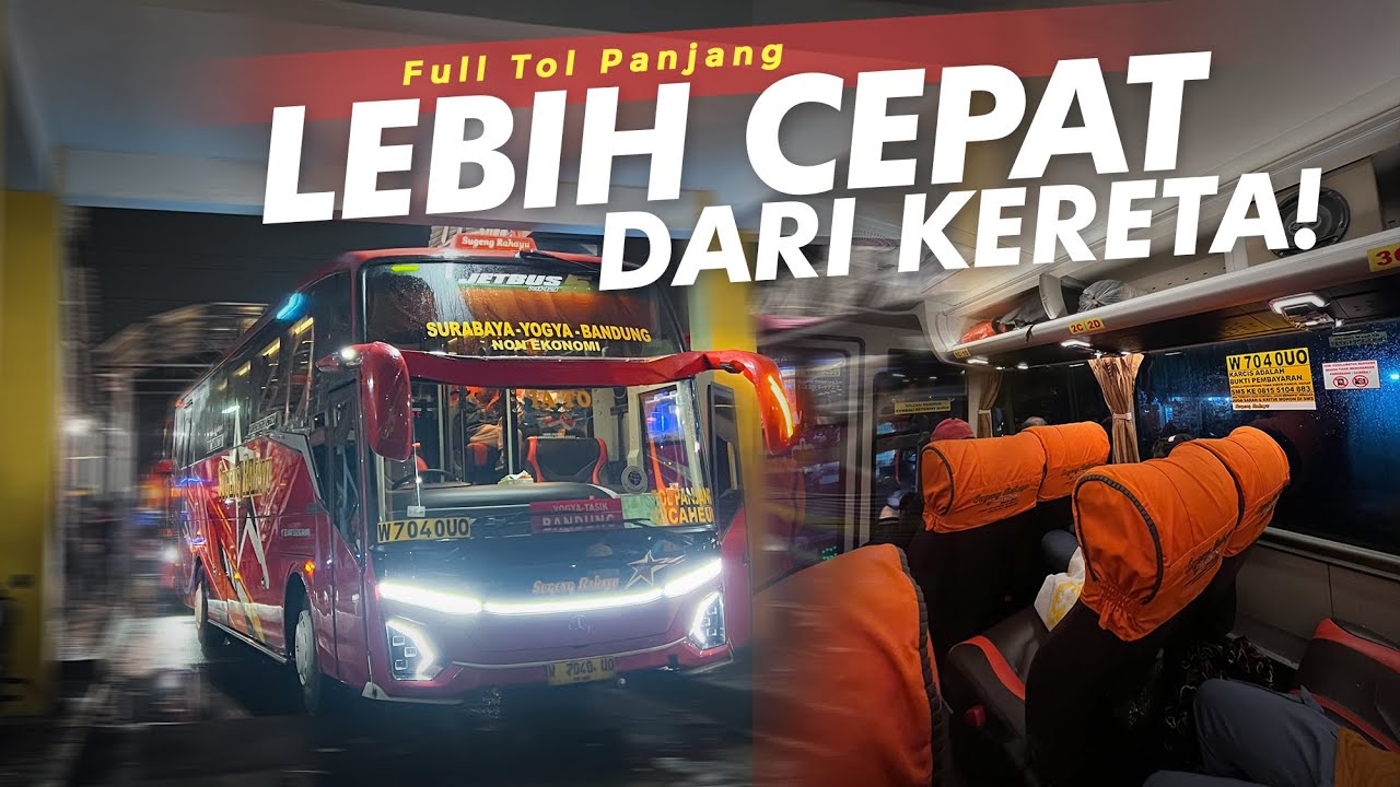 NAIK BIS INI, SURABAYA-SOLO GAK SAMPE 3 JAM‼️- Trip Sugeng Rahayu 7040 Patas Full Toll
