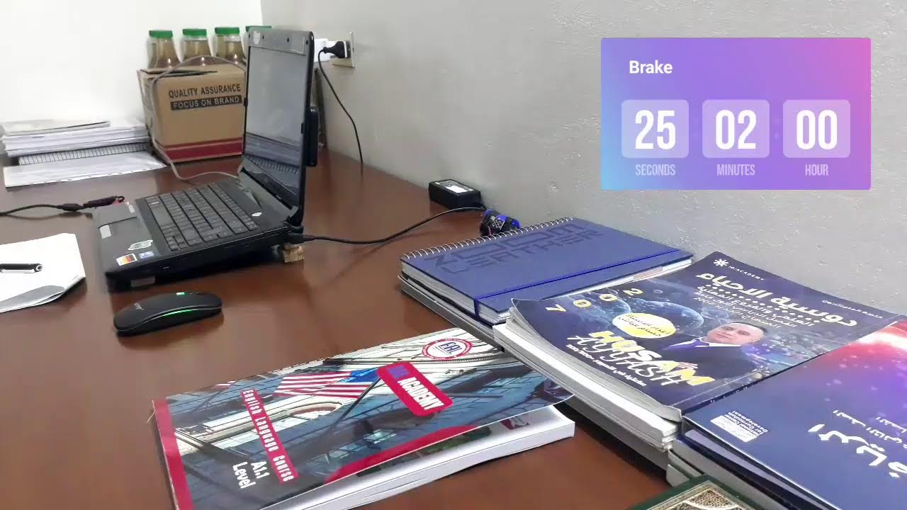 ادرس معي 10\90 #study #توجيهي2008  #ادرس_معي #pomodoro