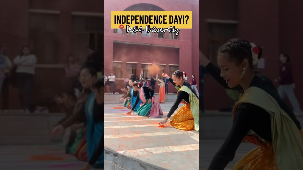Delhi University College Life 2025 | Day in My Life at DU 😍🔥| #delhiuniversity #independenceday