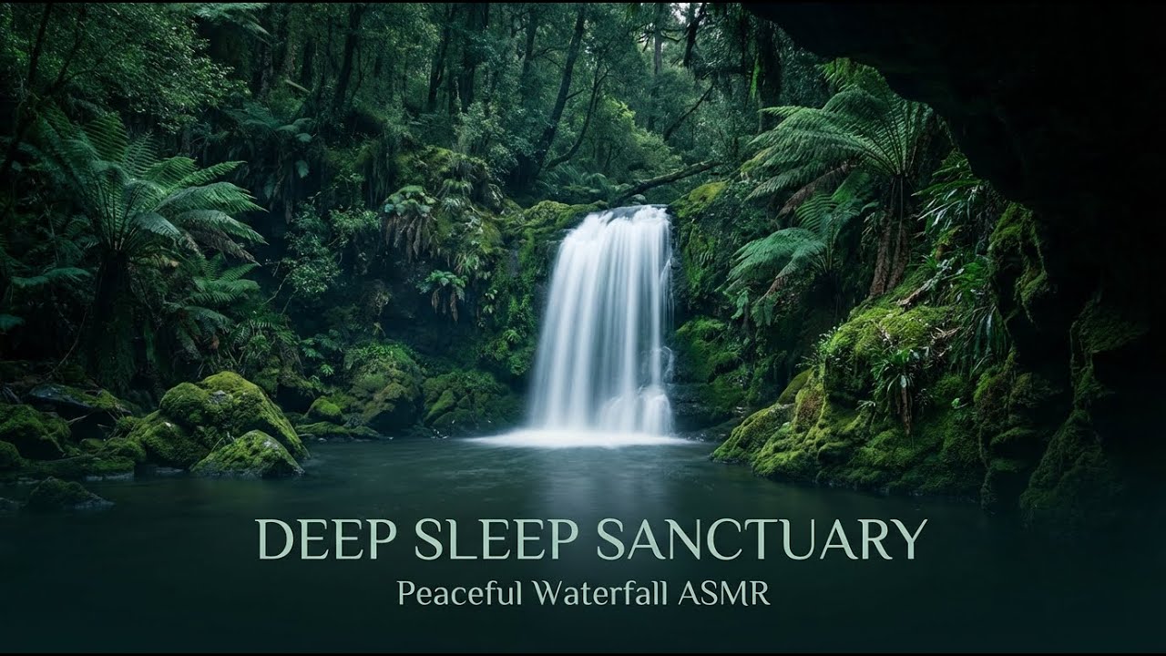 💤 12 Hours of Continuous Waterfall Sounds | Live Nature