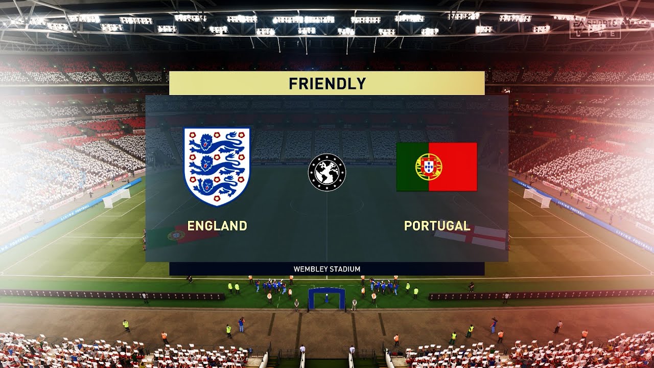 FIFA 21 Portugal Career Mode | England vs Portugal | Friendly match