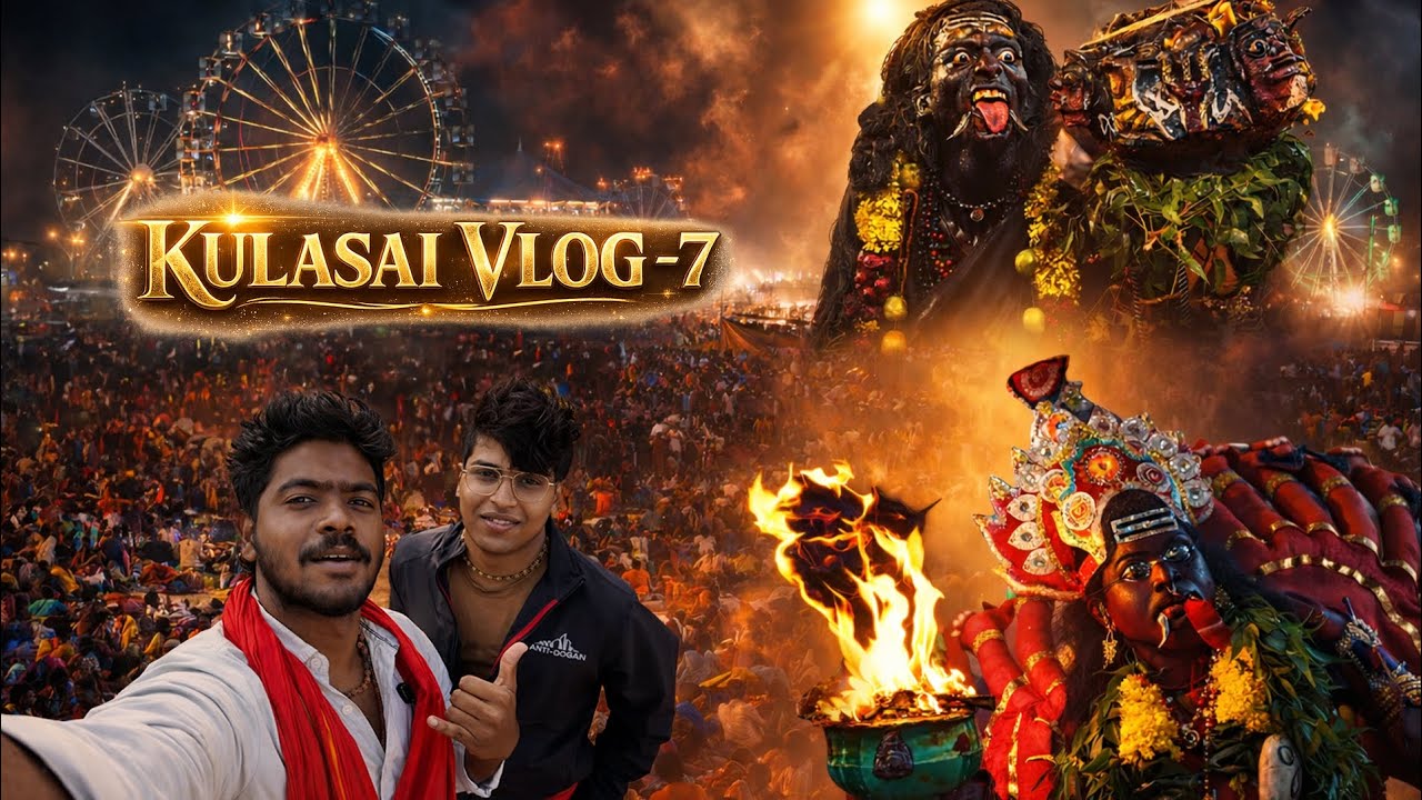 Devotion Vlog ❤️🙏🏻 | 8th Vlog | Ep-1 Kulasai Vlog | Vettipayaluga Vlogs 🤙🏻❤️