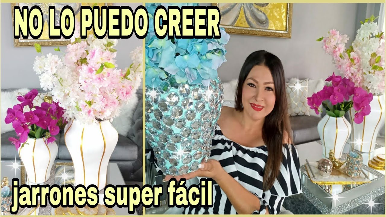 NO COMPRE HAZ ESTOS HERMOSOS  JARRONES Y AHORRE DINERO