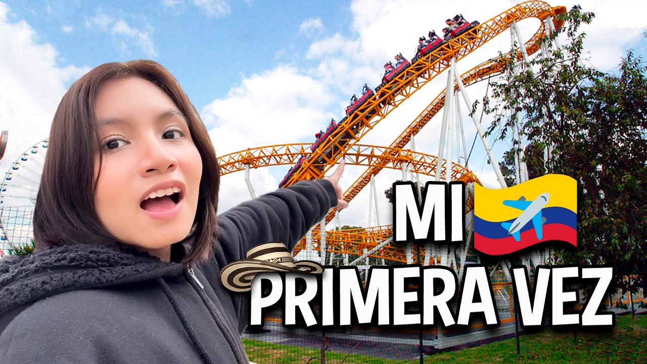 MI PRIMERA VEZ en una MONTAÑA RUSA 🎢 (en Colombia)