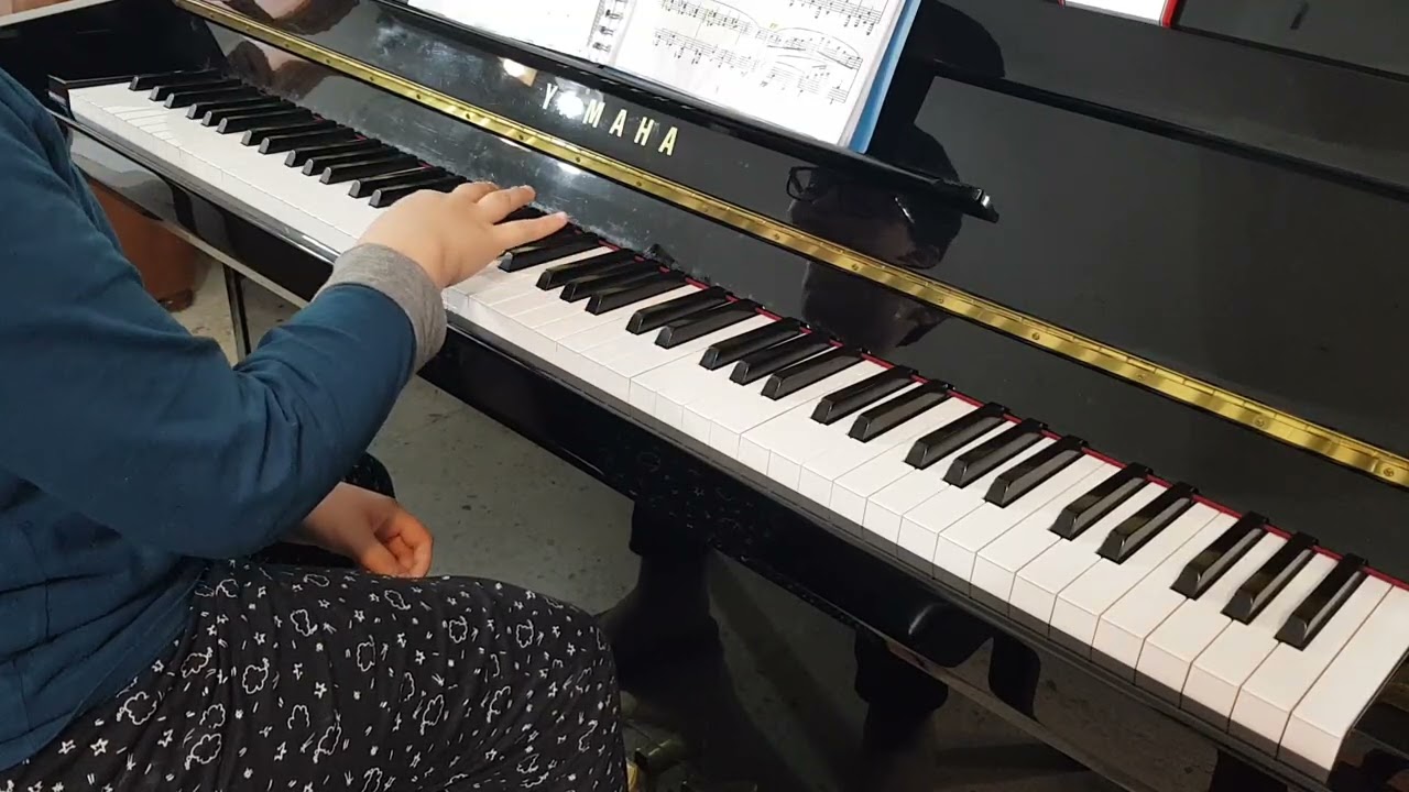 Prokofiev, Dance des Chevaliers, op.75 n.6, page 1, Main droite, 30 la croche, Fouad Bouchaib