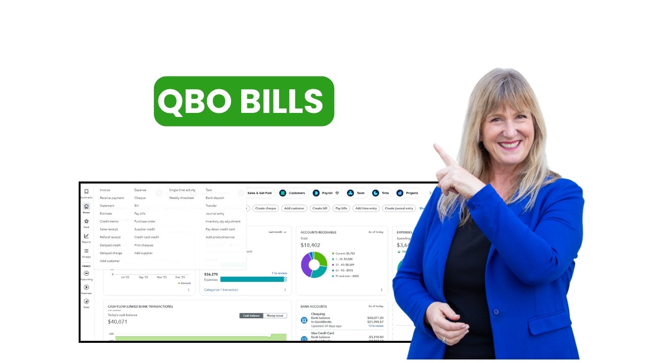 QuickBooks Online: ввод и оплата счетов поставщиков (учет кредиторской задолженности)