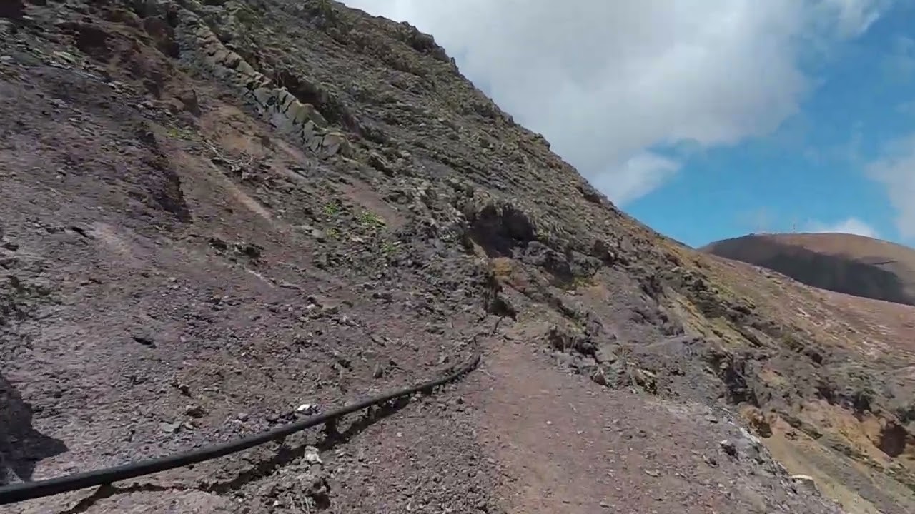 Lanzarote 2022 - bęcwał nabija sie na kaktus :)