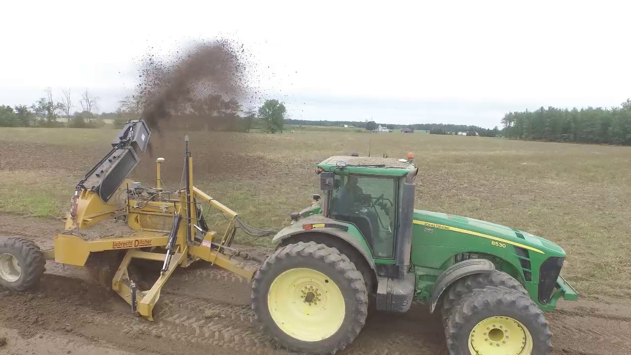 Liebrecht Waterway Ditcher Creating Grass Waterway
