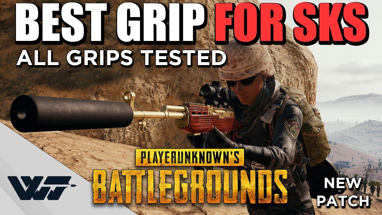 GUIDE: Best GRIP for the SKS (Some grips should NOT be used at all) - PUBG