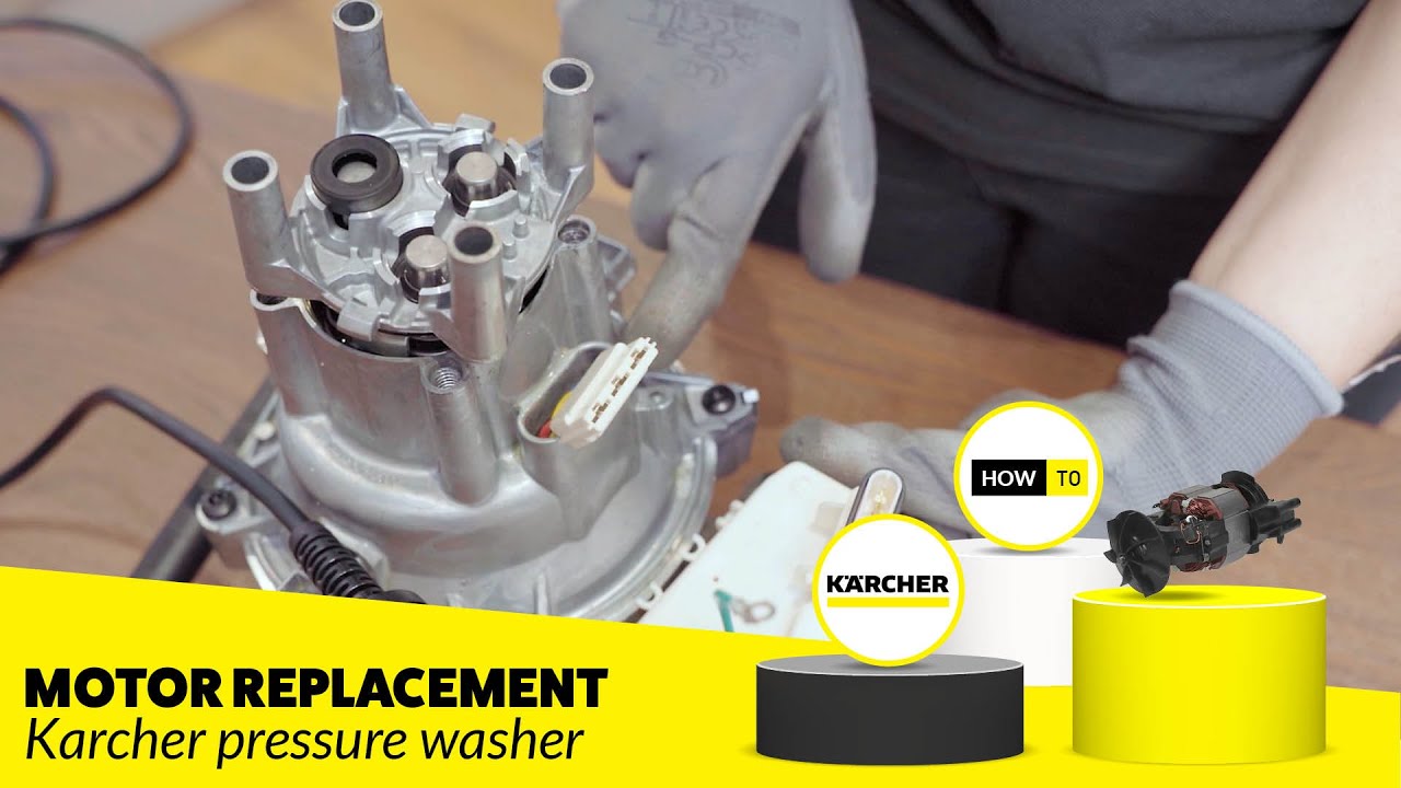 Karcher K4 Motor Replacement - Pressure Washer FIXED!