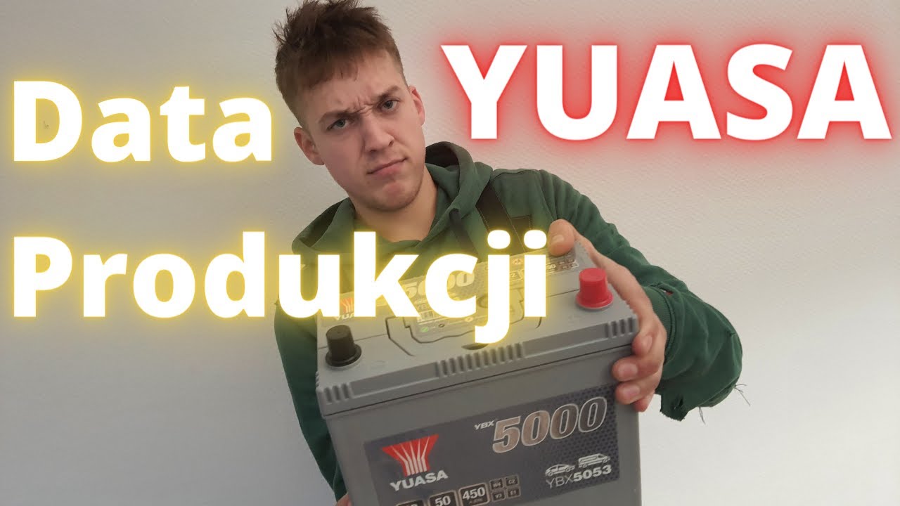 👉 YUASA 👈 akumulatory  z Japonii. DATA produkcji 🔨