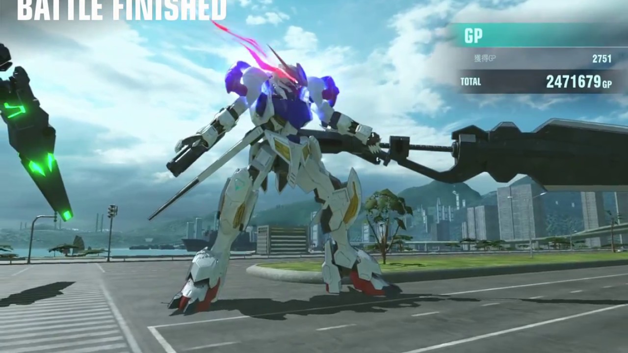 PS4【Gundam Versus】巴巴托斯狼式 ガンダム・バルバトスルプス BARBATOS LUPUS - Random Match #1