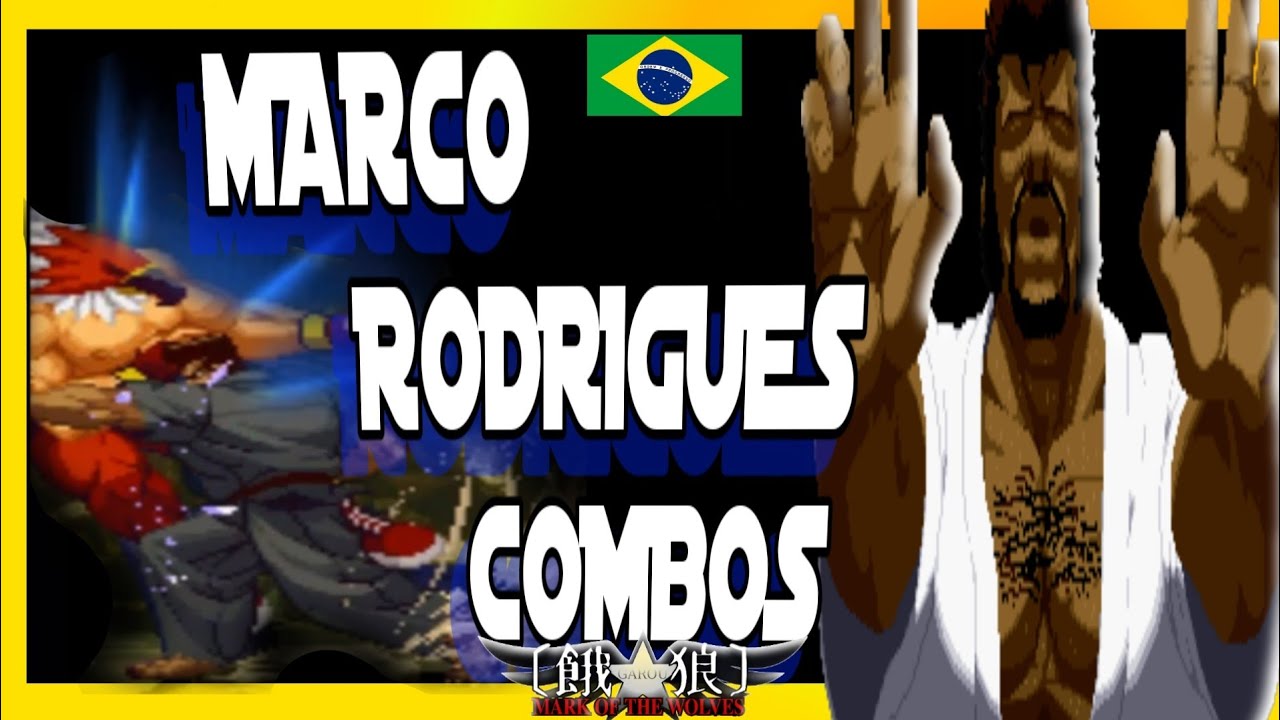 MARCO RODRIGUES COMBOS (level EASY/MEDIUM) in GAROU MARK OF THE WOLVES💥 | SHOW COMBOS