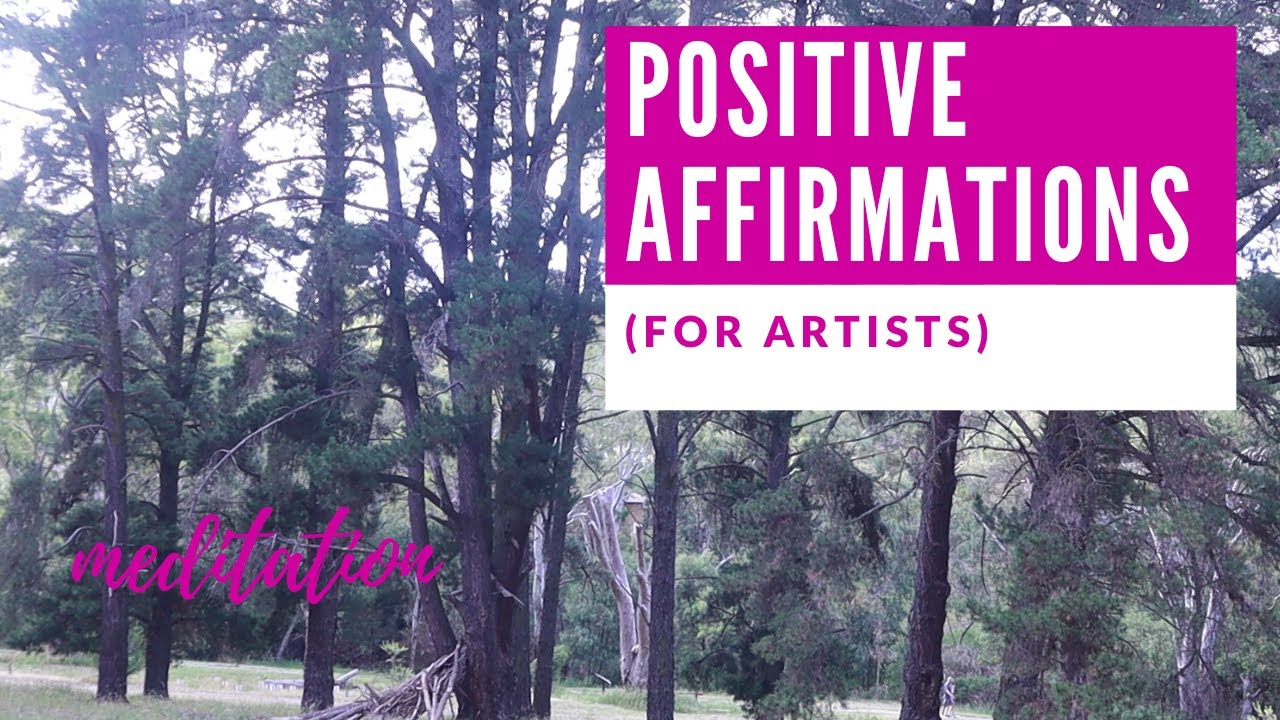 🎨 ARTIST'S TOOLKIT 🎨- positive affirmations for artists - relax, feel good, build your confidence!
