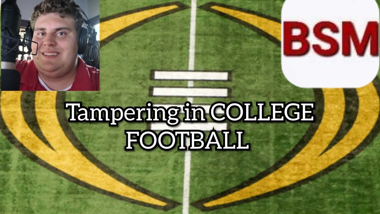 The New Reality of College Football:  NIL TAMPERING & College Football's business side.
