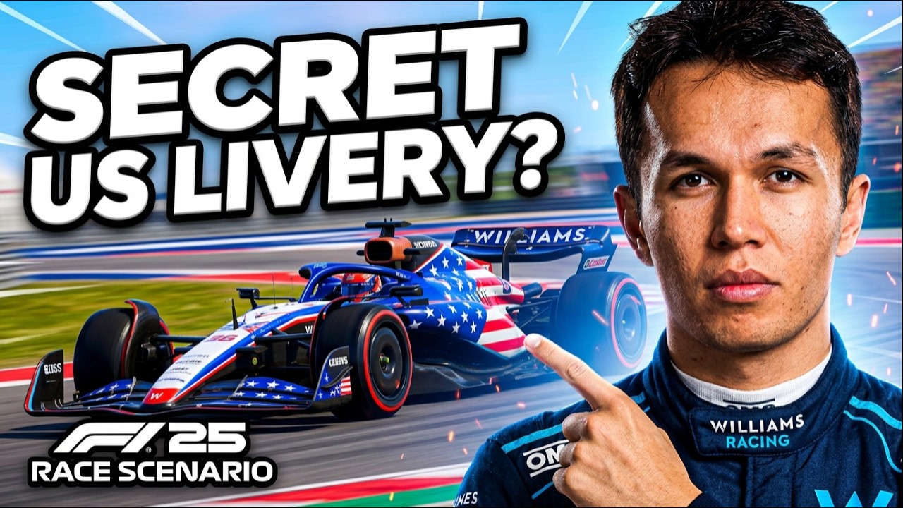 Unlocking the SECRET 2025 US GP Williams Livery in F1 25!