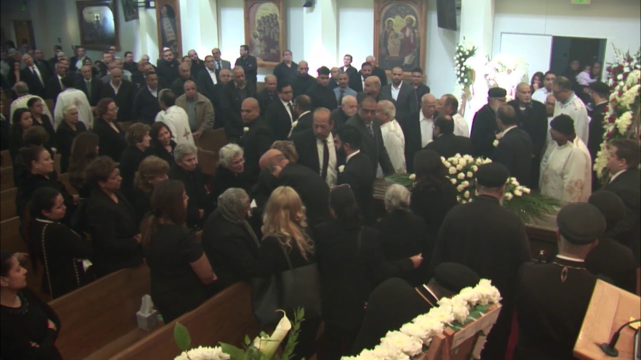 Funeral Service Mr.Wasfy Bishay | St. Mark Coptic Orthodox Church in Los Angeles, Ca