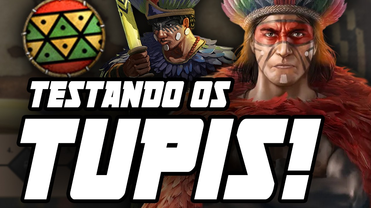 AGE OF EMPIRES 2: GAMEPLAY TESTANDO OS TUPIS NO AOE2! Civilização brasileira no DLC do Age 2!