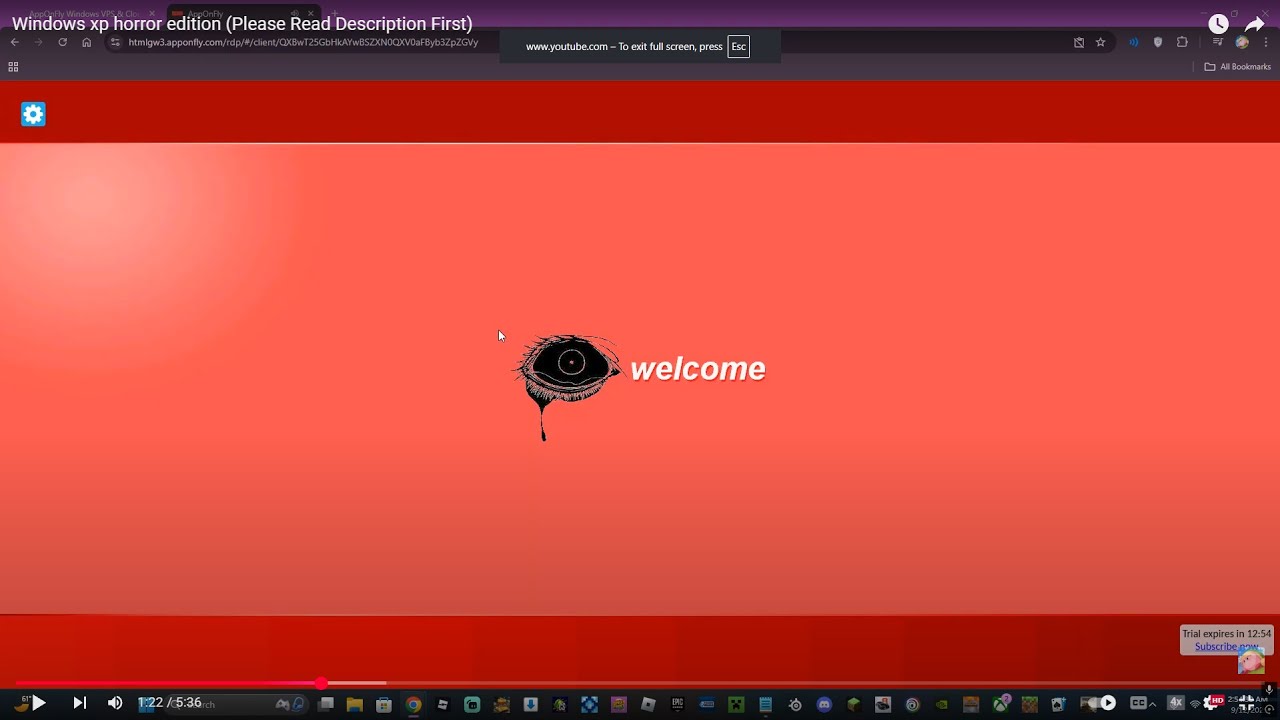 Windows xp horror edition (Please Read Description First)