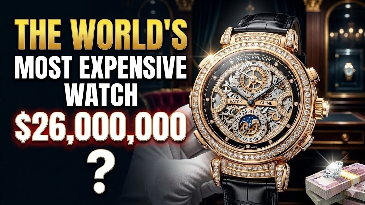 Inside the 5 Most Expensive Watches in the World ($55 Million!)