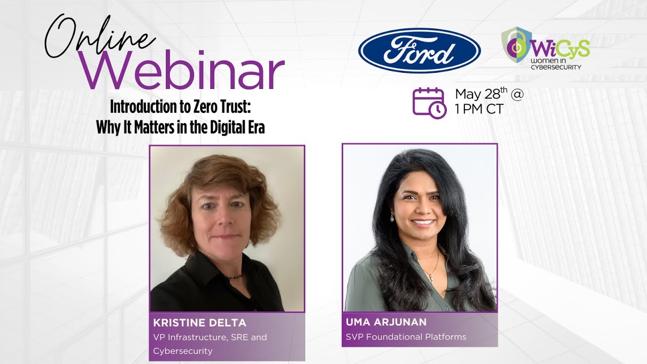 Ford Webinar | Introduction to Zero Trust: Why It Matters in the Digital Era