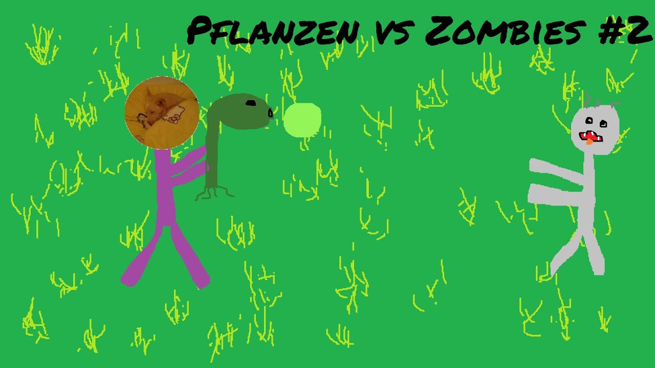 Langsam müssen wir uns in der Nacht verteidigen! Plants vs. Zombies #2
