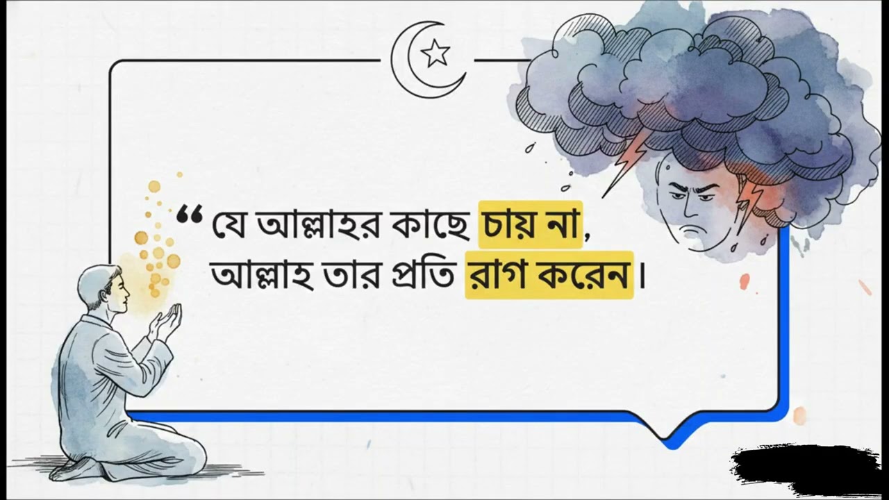 বান্দার আহ্বানে রবের সাড়া The Lord responds to the servant's call.