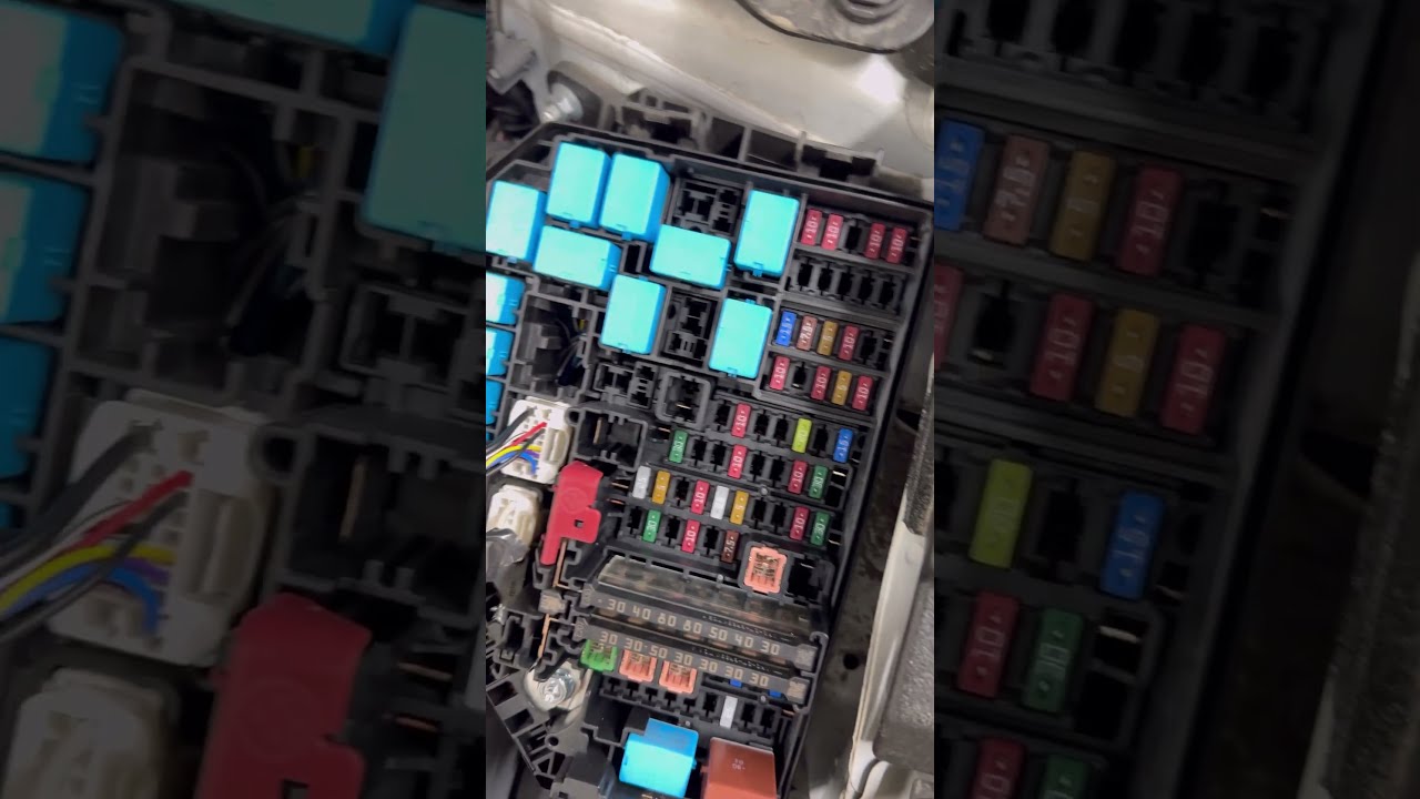 TOYOTA corolla hybrid-2024 fuse box location and fuse information