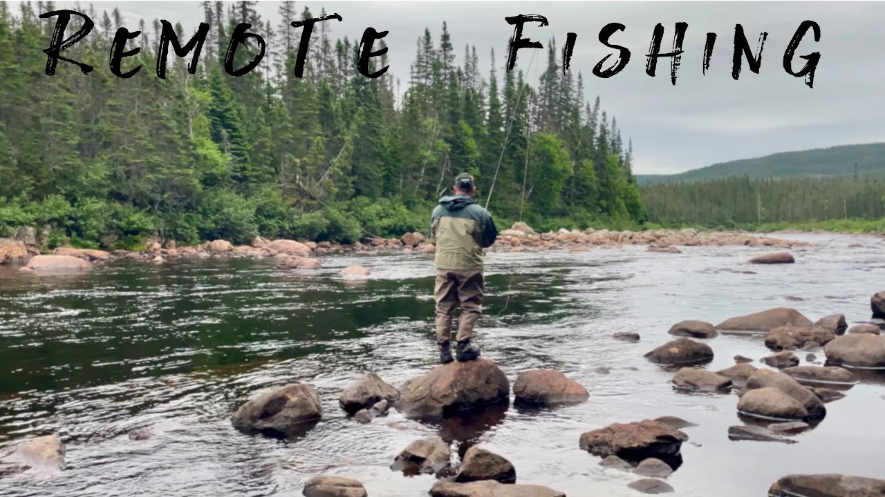 Remote Camping & Fishing for Atlantic Salmon In Newfoundland ! ( Delicious Meals in the Bush !)