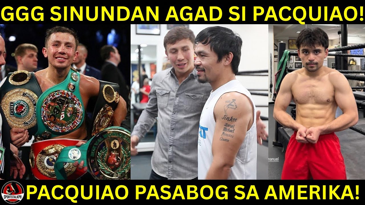 GGG SINUNDAN agad si Pacquiao sa HALL OF FAME! | Pacquiao malaking PASABOG sa Amerika