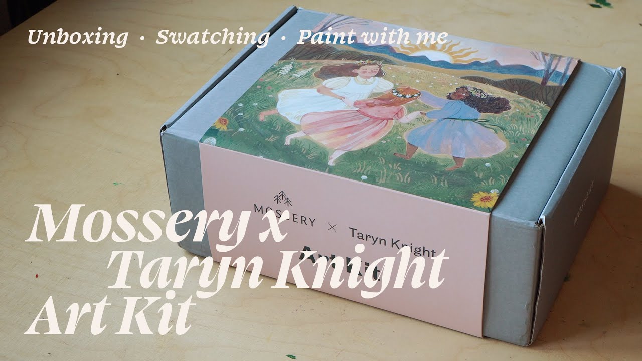 Mossery Art Kit x Taryn Knight ✦ Let’s unbox this! ✦ Chill paint with me ✦ Lofi, no talking